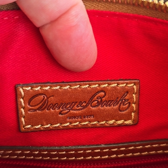 Dooney & Bourke Sky Blue and Tan Shoulder Bag. Offers Welcome! - Picture 2 of 10